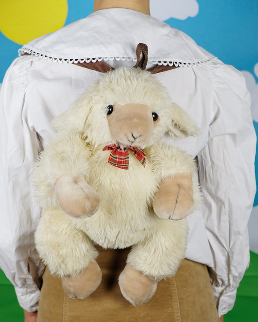 Sheep fluffy backpack