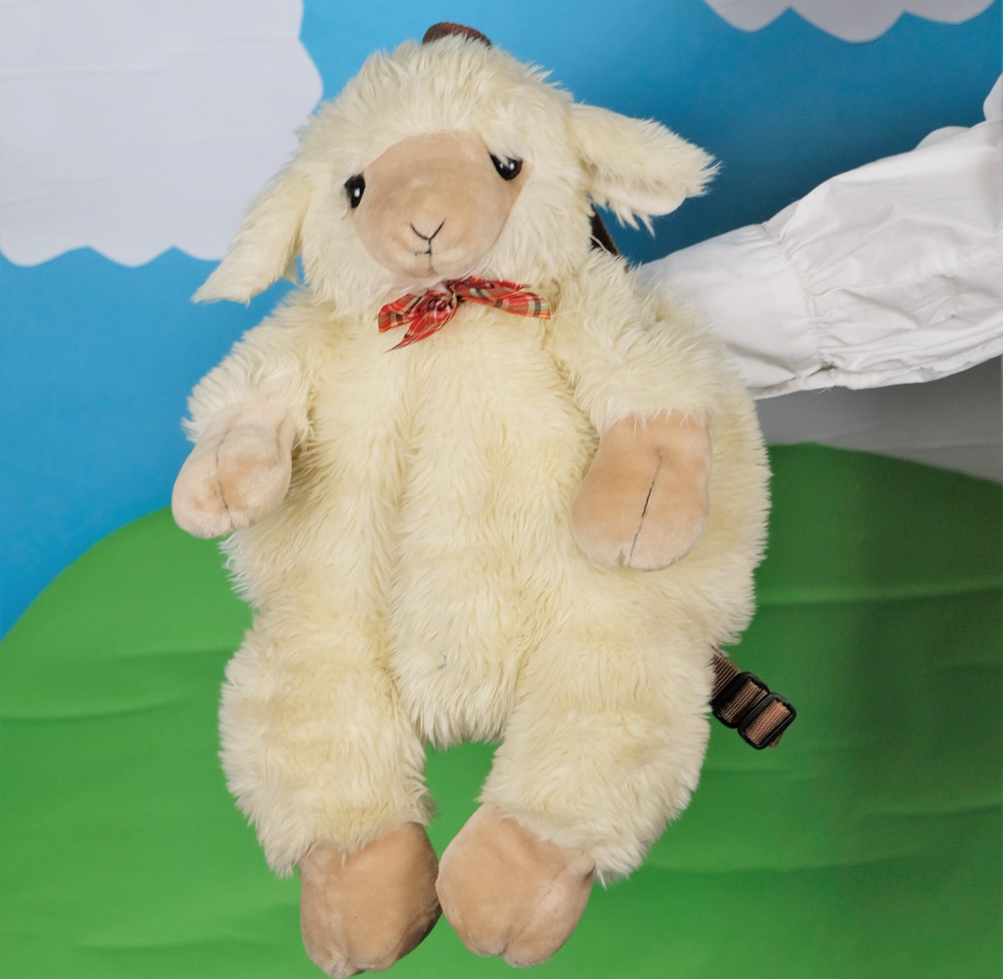 Sheep fluffy backpack
