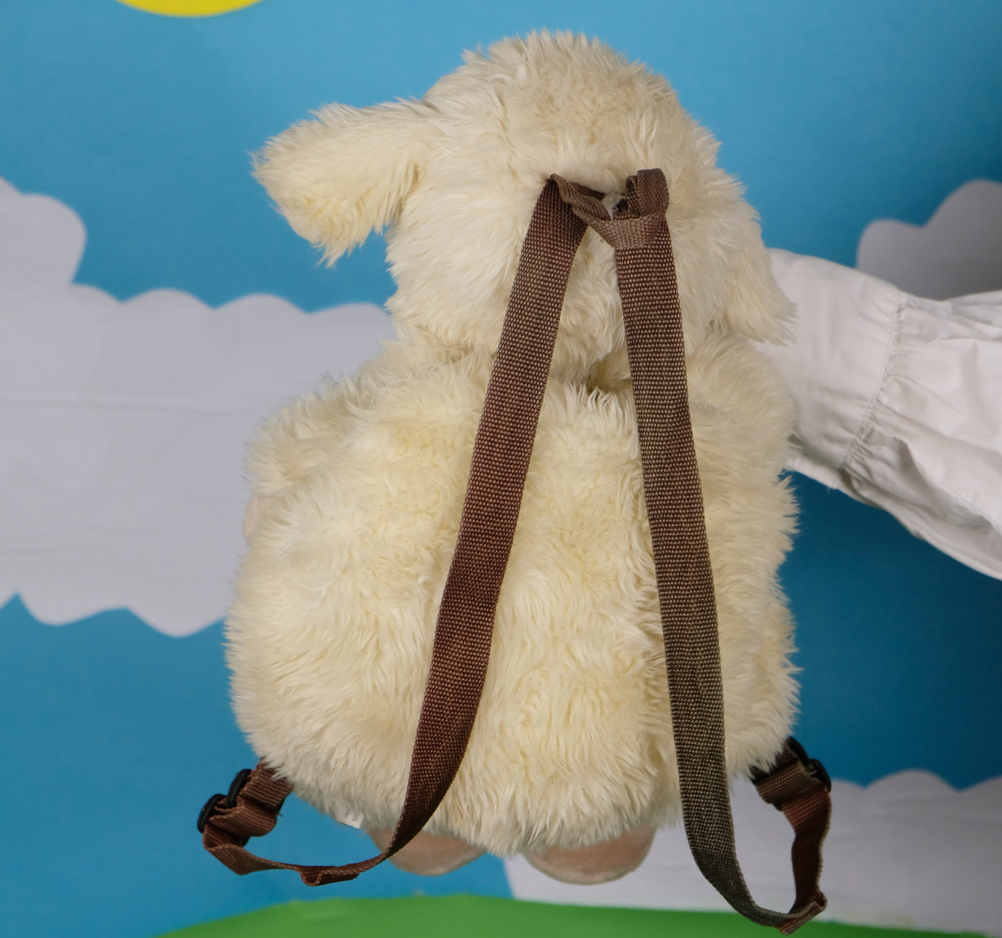 Sheep fluffy backpack
