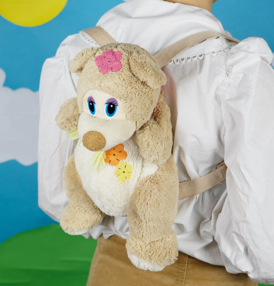 Vintage 90's teddy backpack