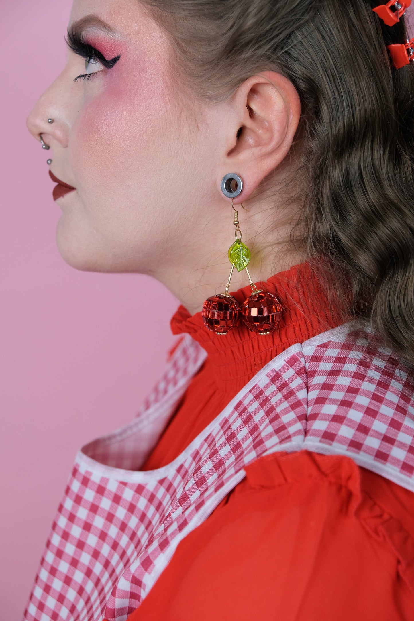 Disco Cherry Earrings