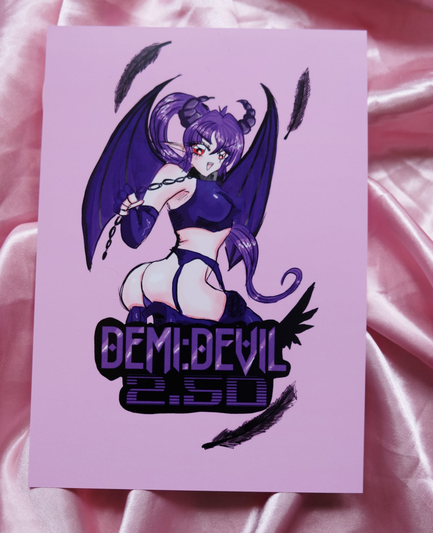 ꒰ა ☆ ໒꒱ Demi Devil A5 print + sticker꒰ა ☆ ໒꒱