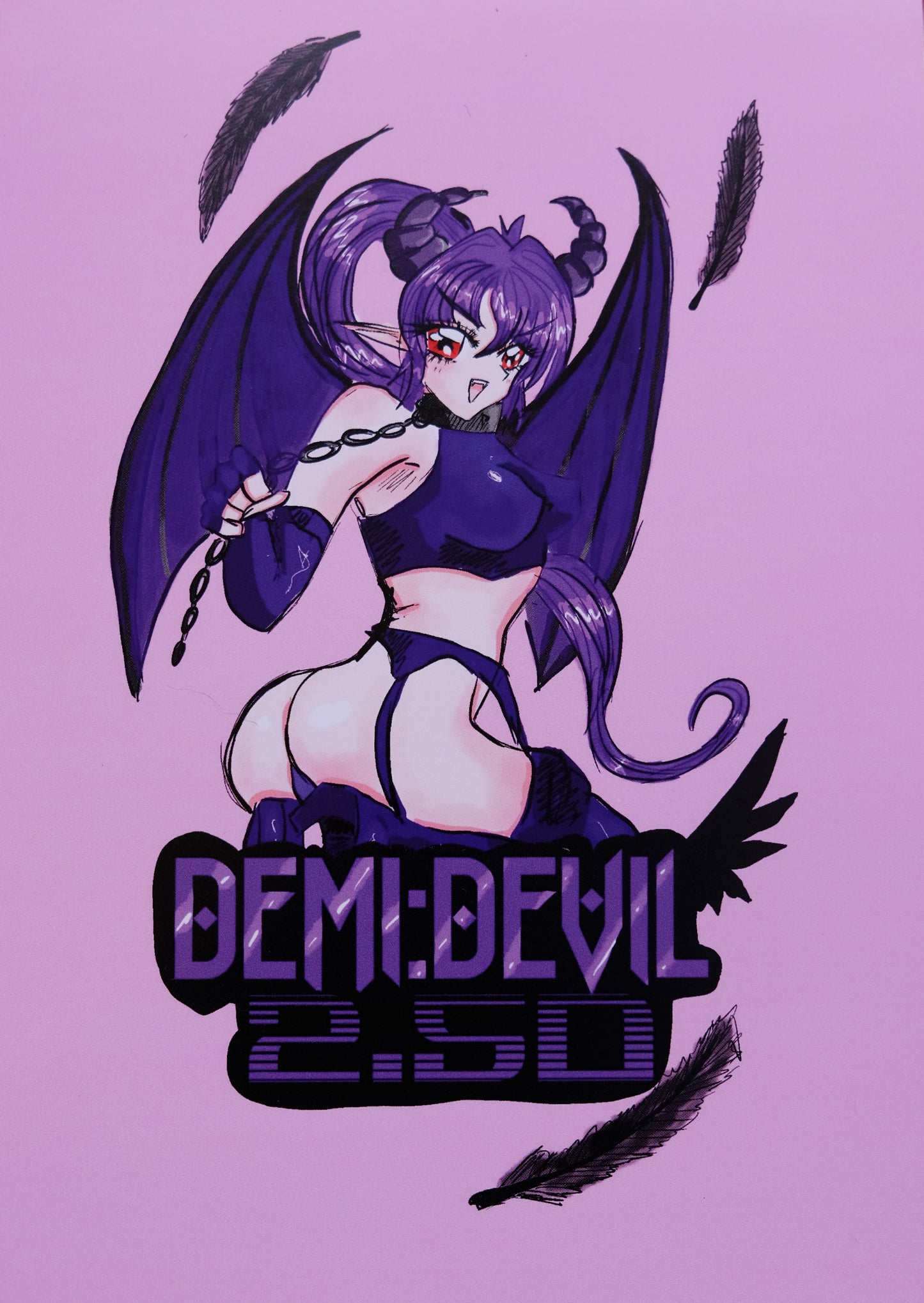 ꒰ა ☆ ໒꒱ Demi Devil A5 print + sticker꒰ა ☆ ໒꒱