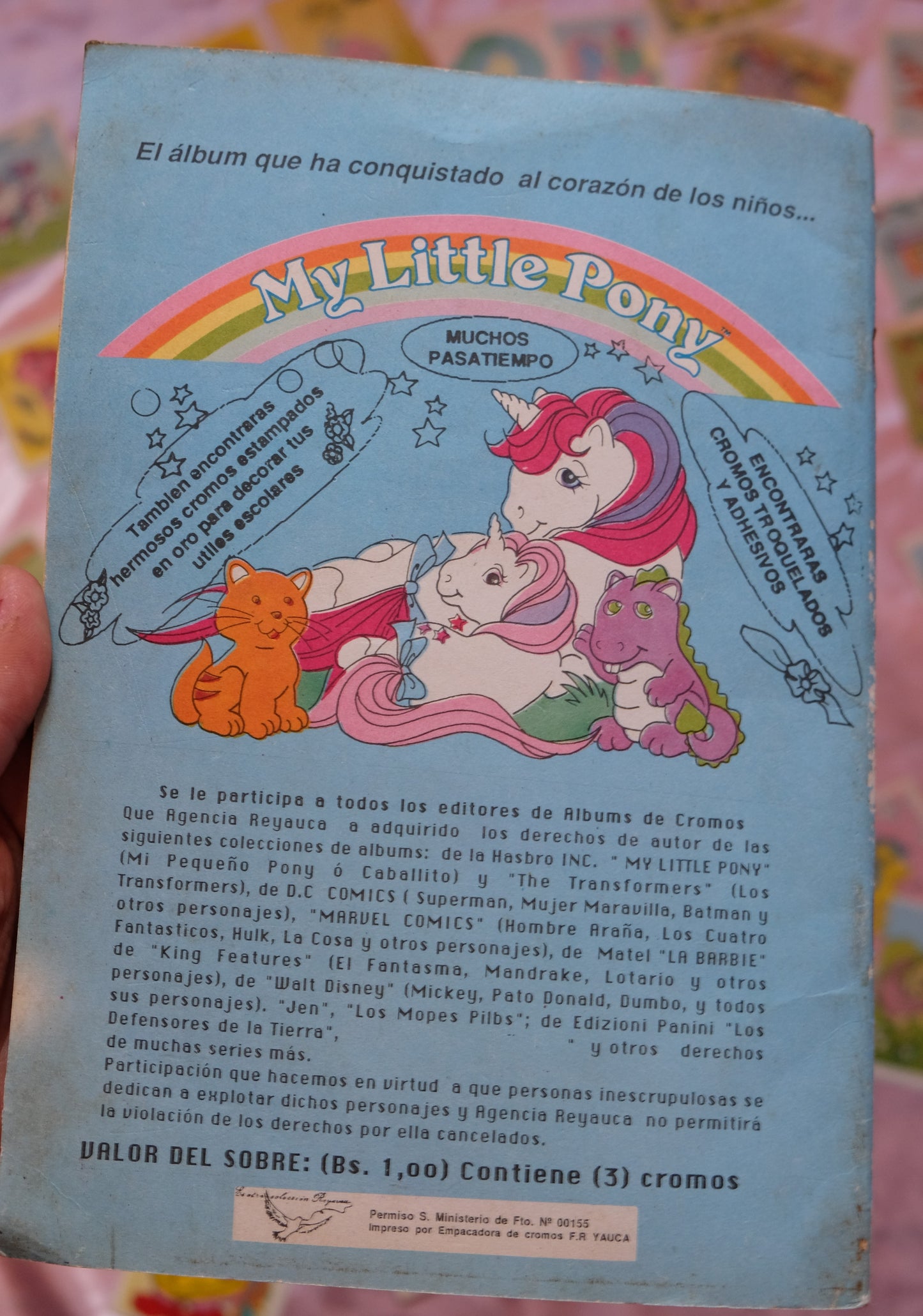 1986 My little Pony Stickers