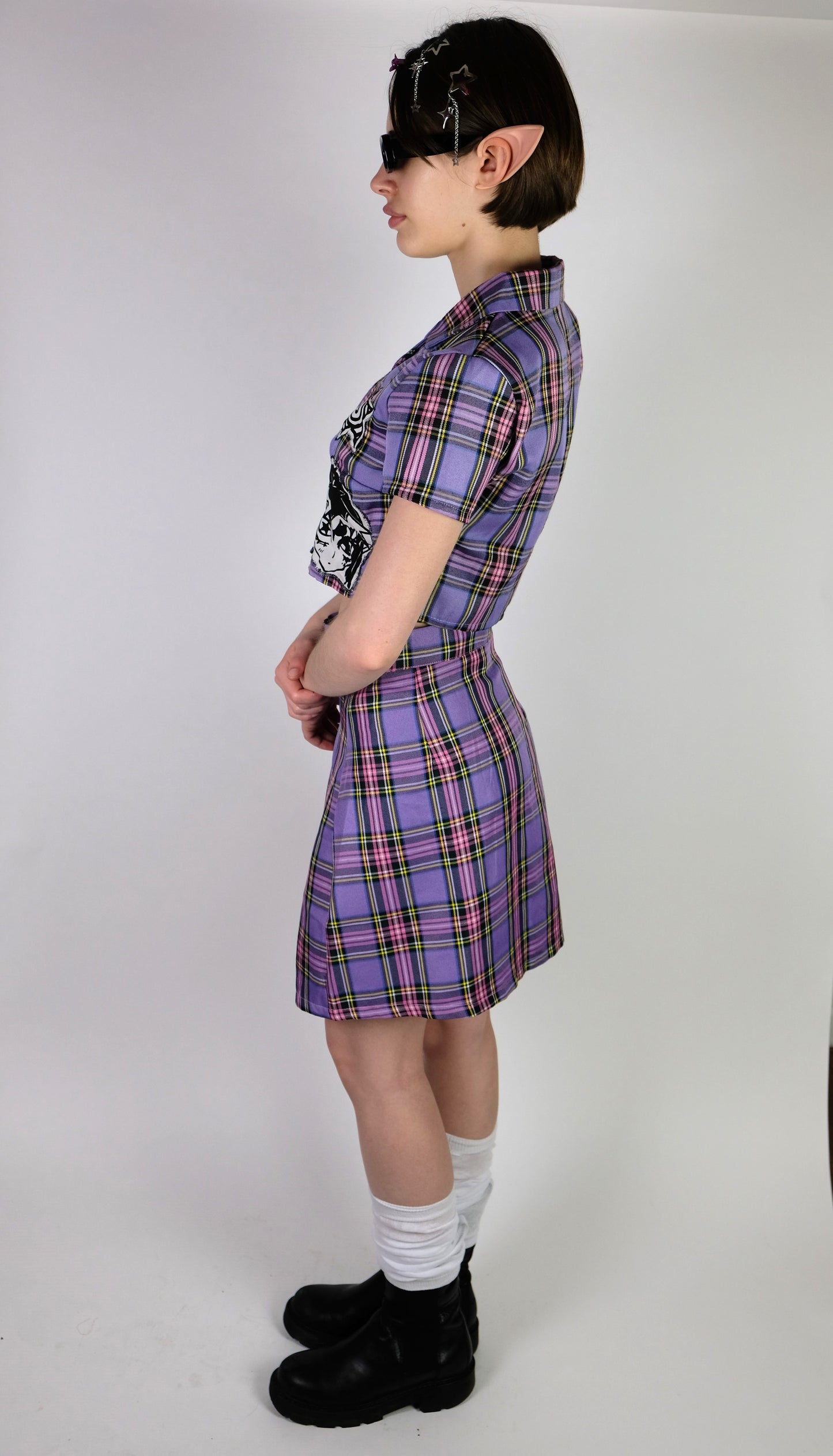 Reworked Tartan 2 Piece -S