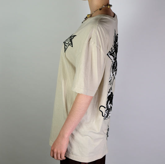 Recycled tee UNISEX top - L