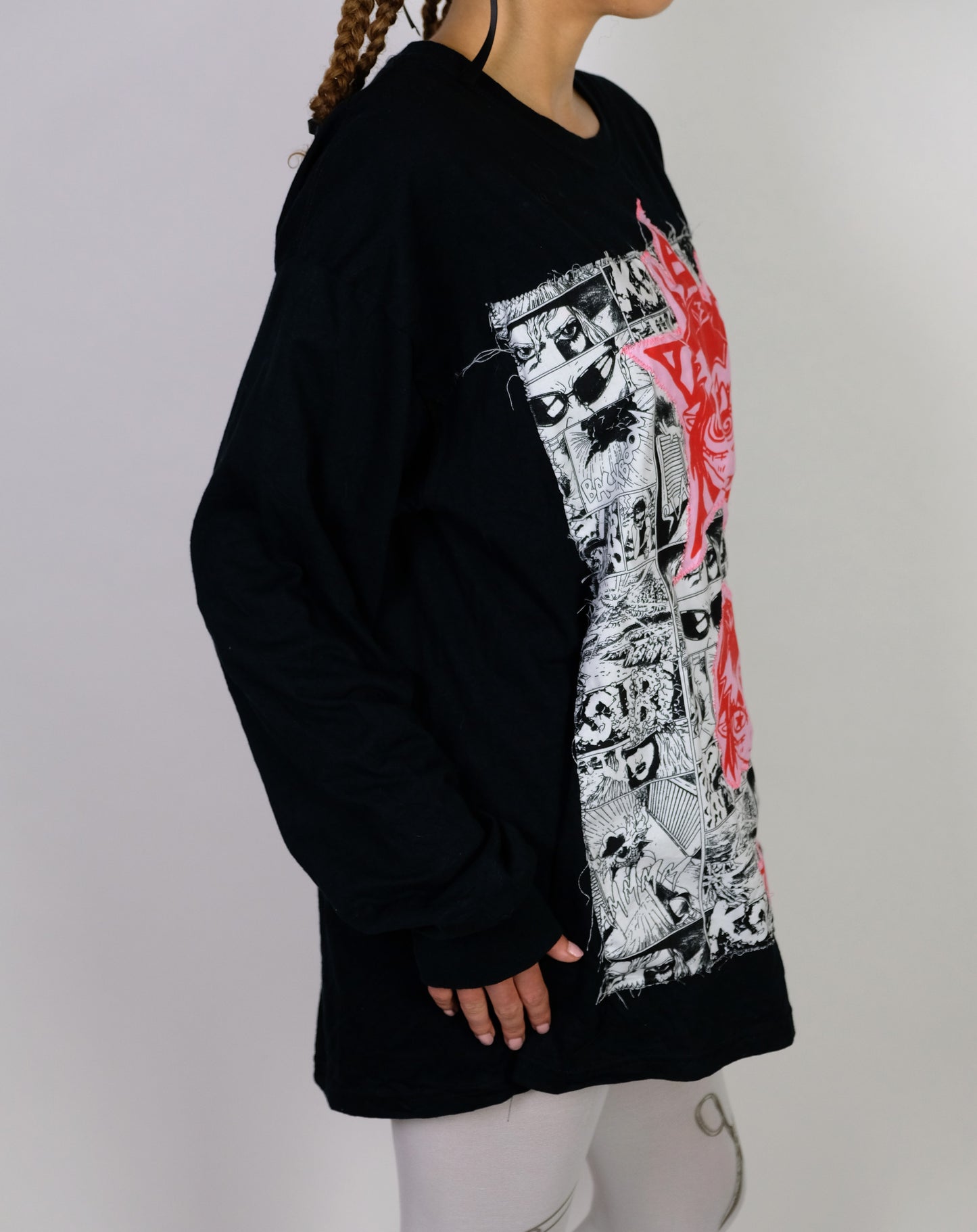 Long Sleeve Manga top UNISEX- XL