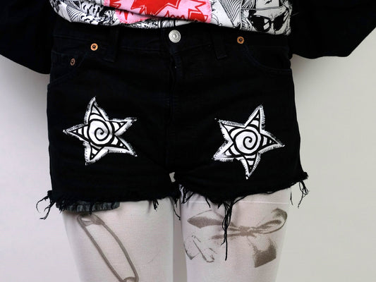Reworked Spiral star shorts 6- 8