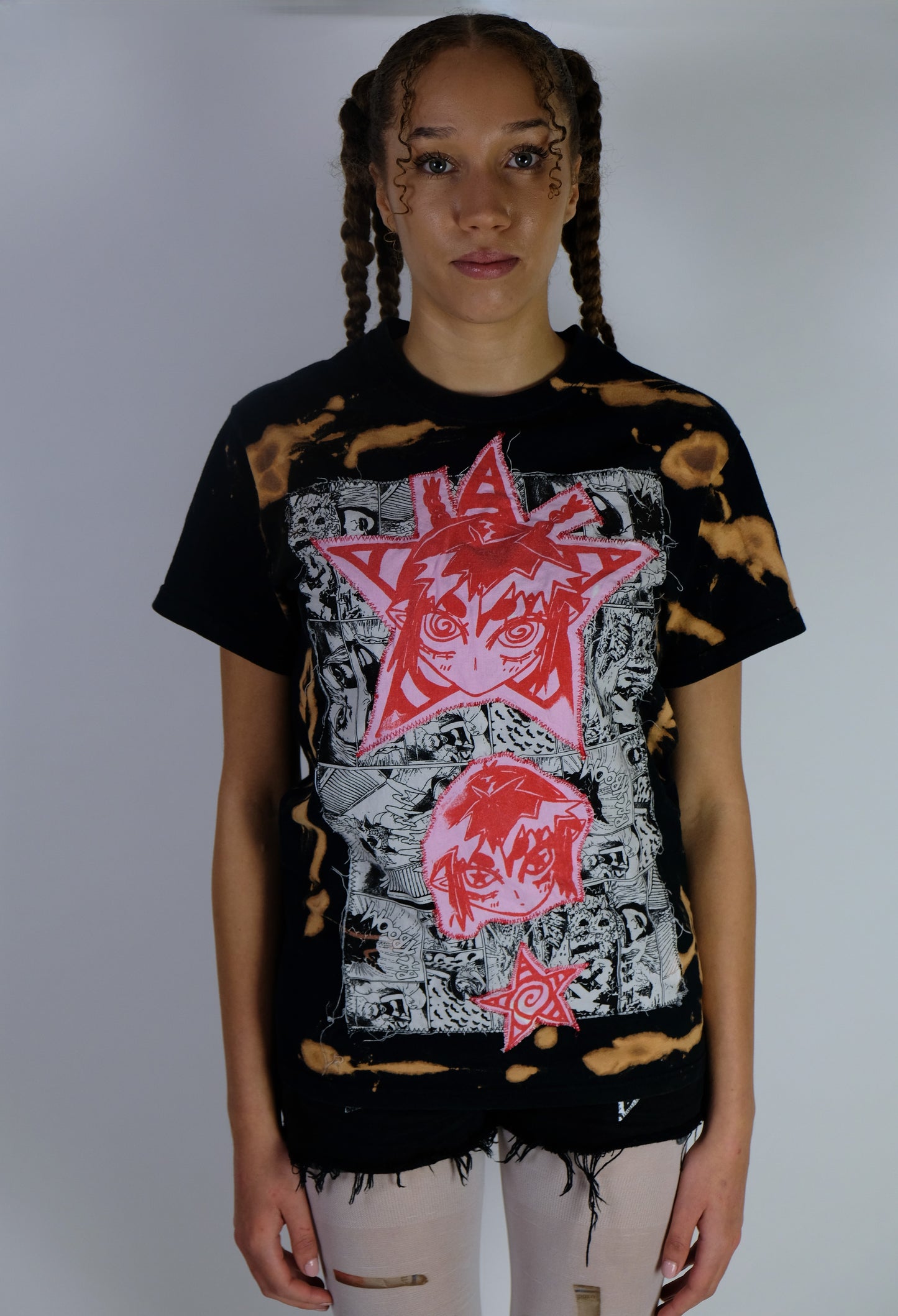 Bleach Dye UNISEX manga tee- Small