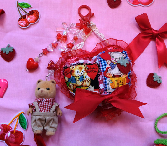 Chunky Bag Charm- Teddy Bear