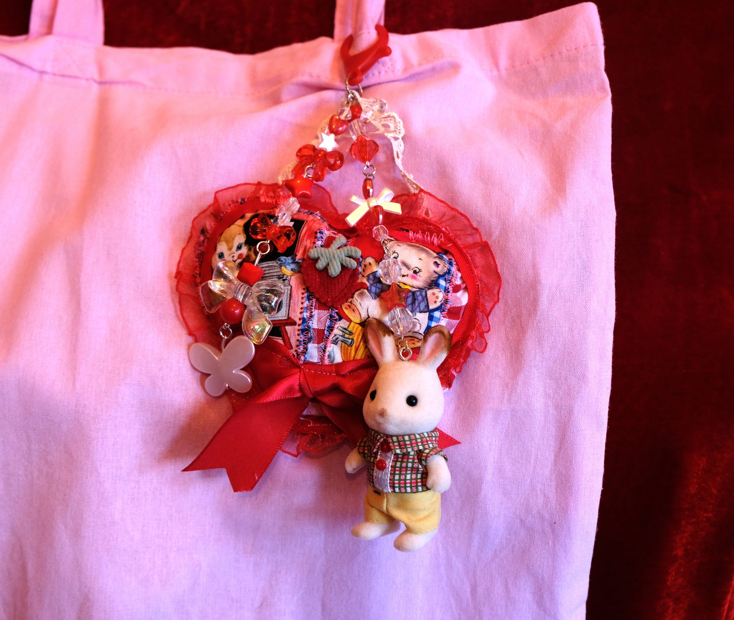 Chunky Bag Charm- Bunny