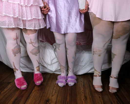 Rats with Bows tights- S-2XL