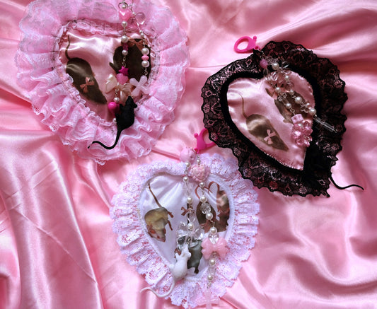 Rat Chunky Bag charms ( 3 colours)