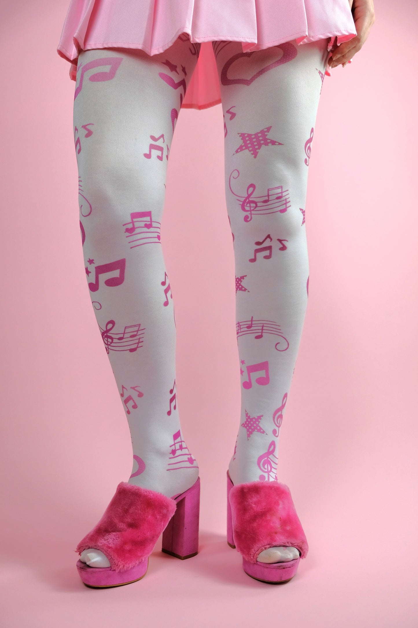Pink Musical Tights (S-5XL)