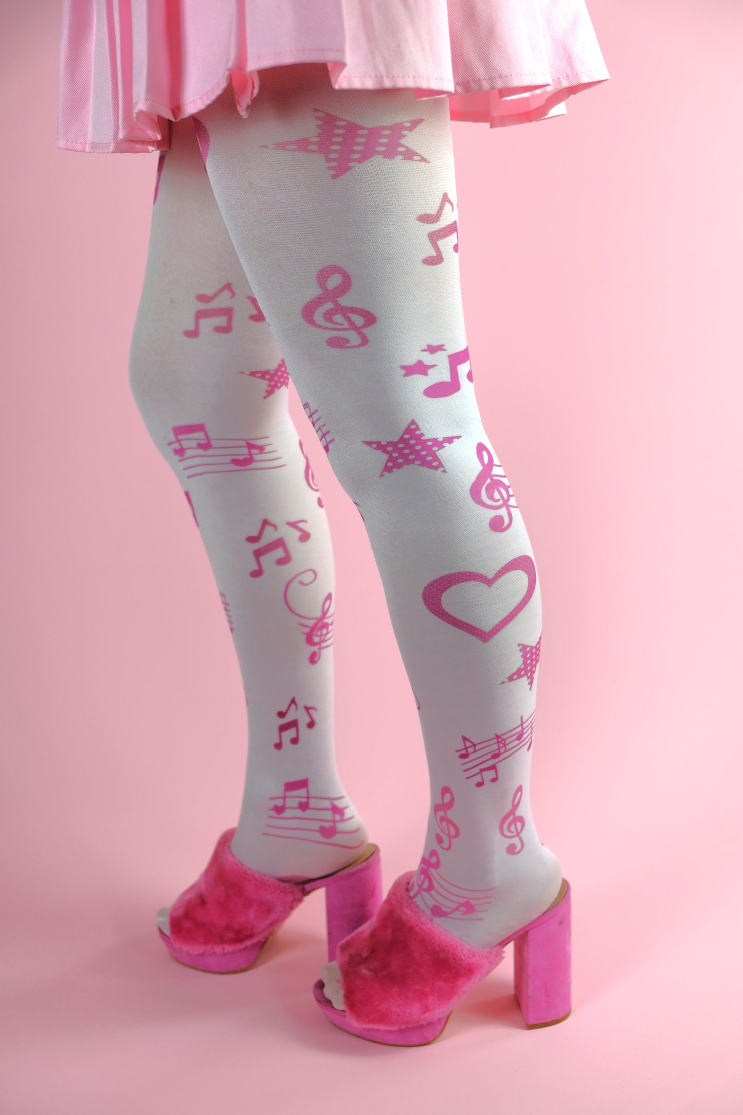 Pink Musical Tights (S-5XL)