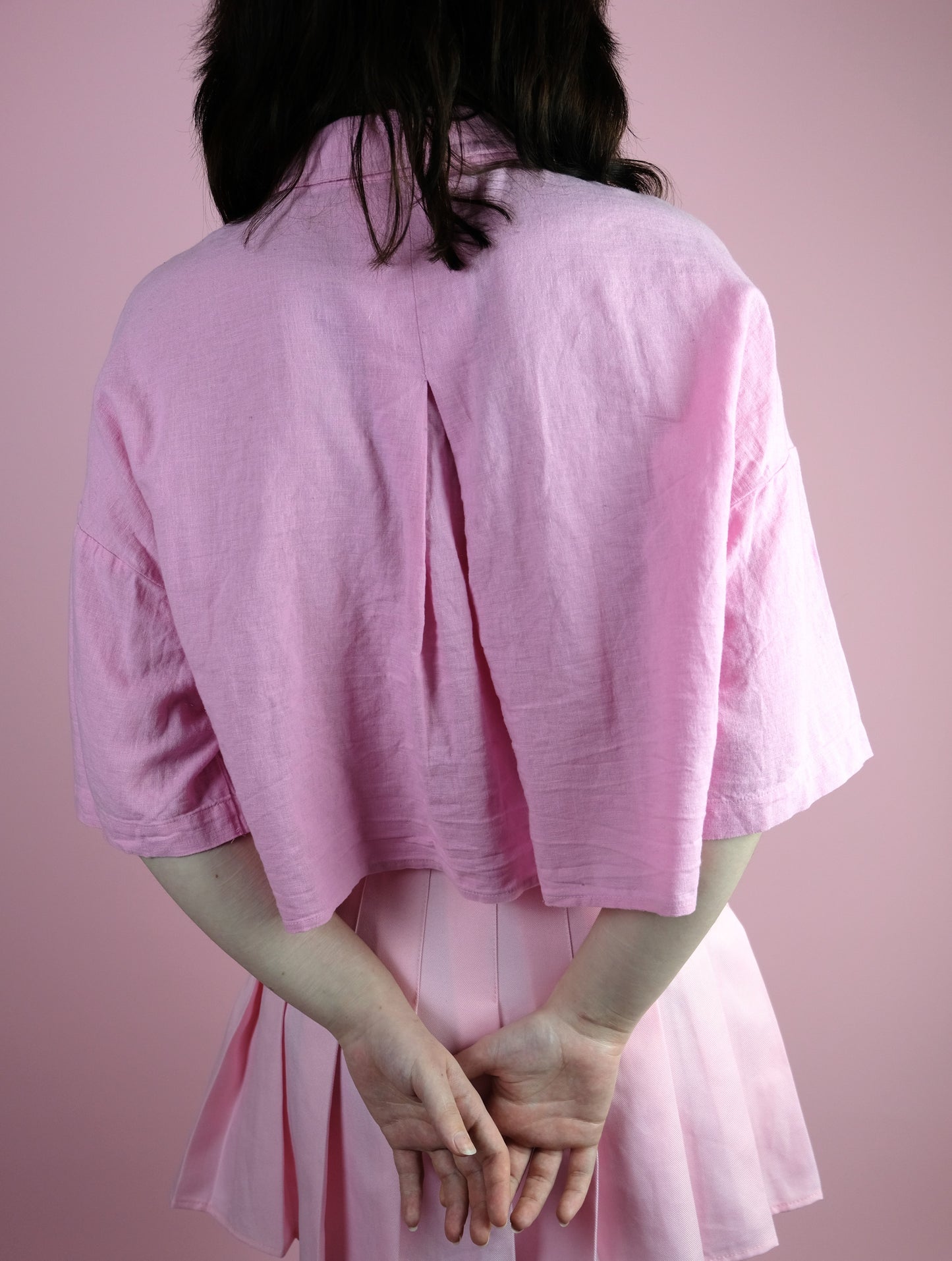 Reworked Cropped shirt  14-16