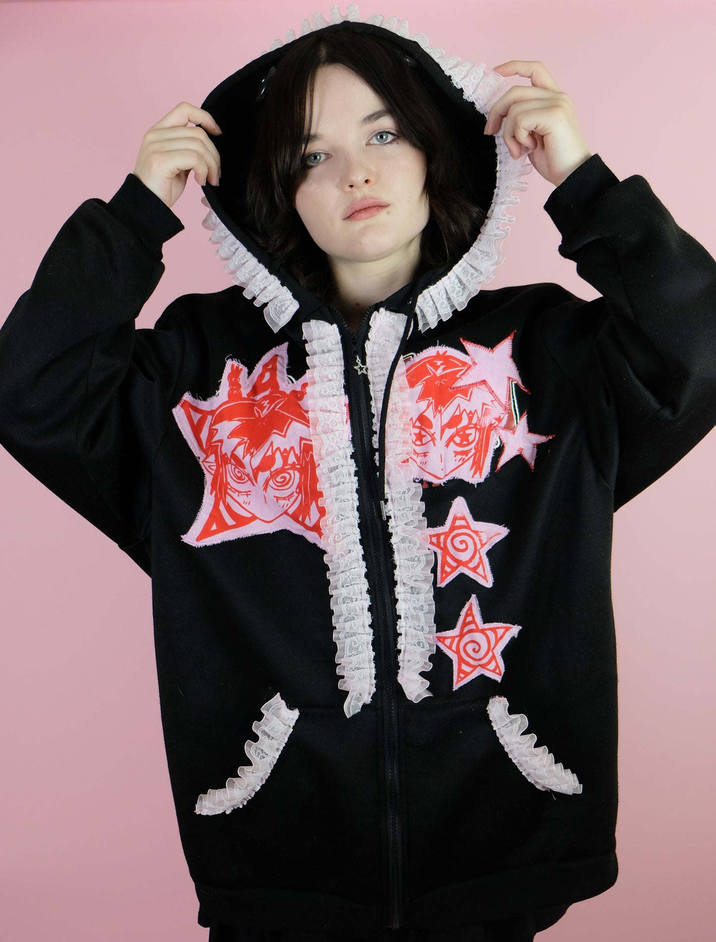 Reworked Lace jacket XL 18-20