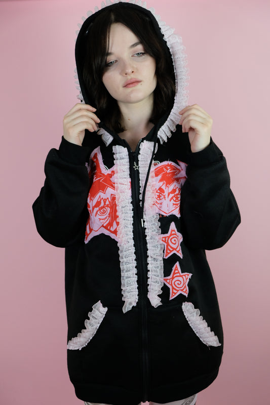 Reworked Lace jacket XL 18-20