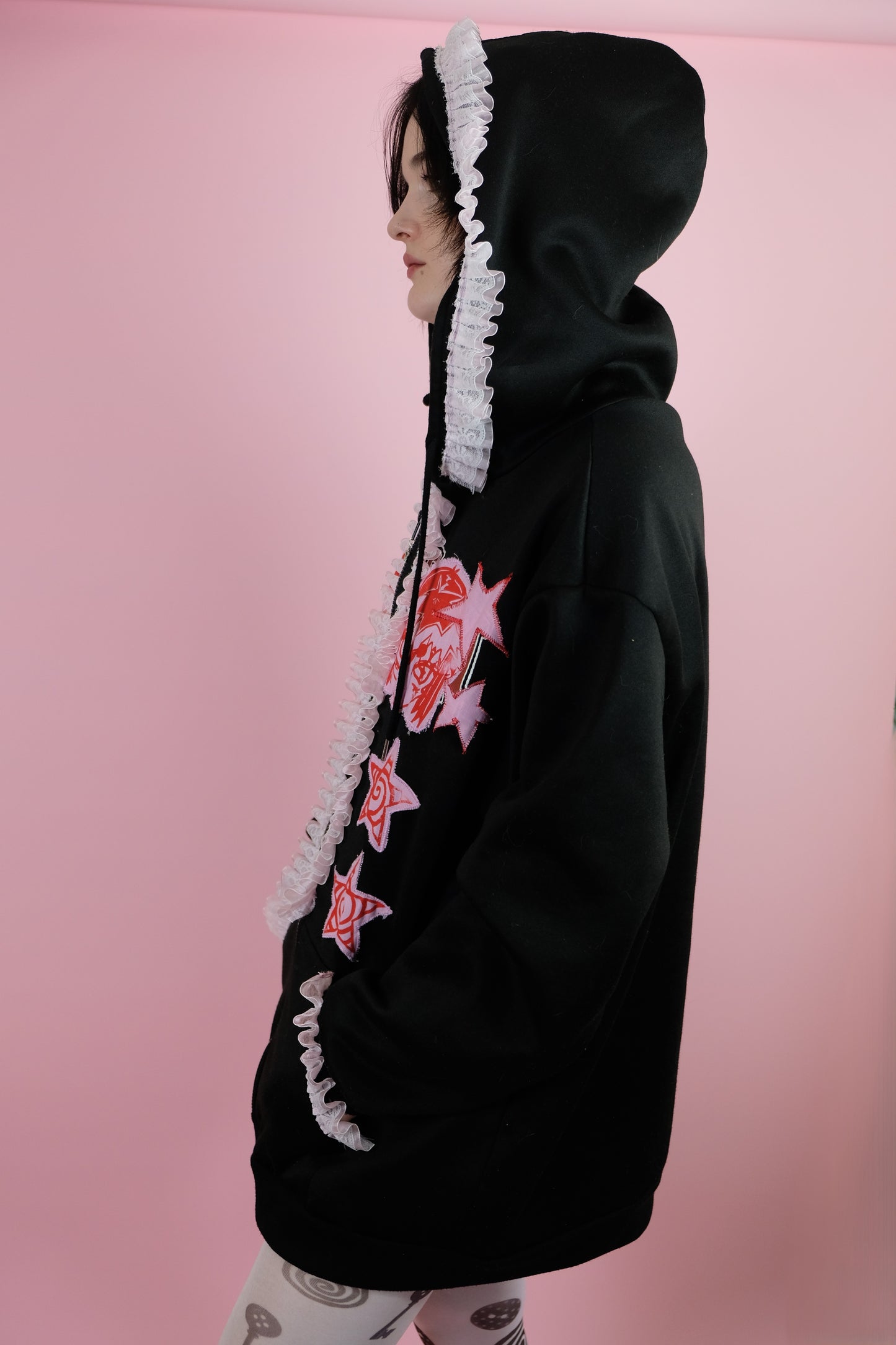 Reworked Lace jacket XL 18-20