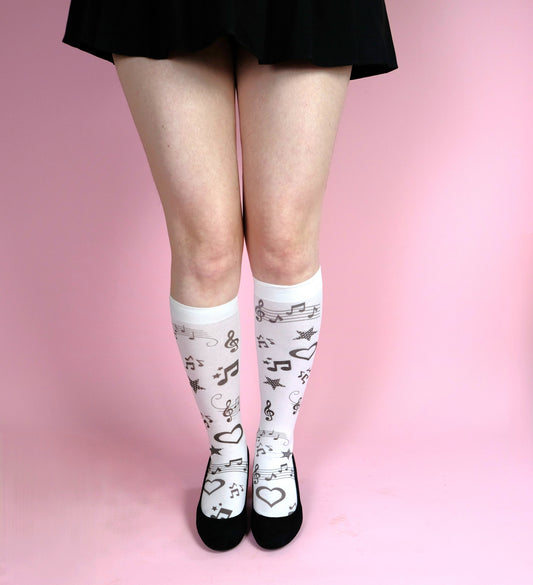 Musical Knee socks (One size)