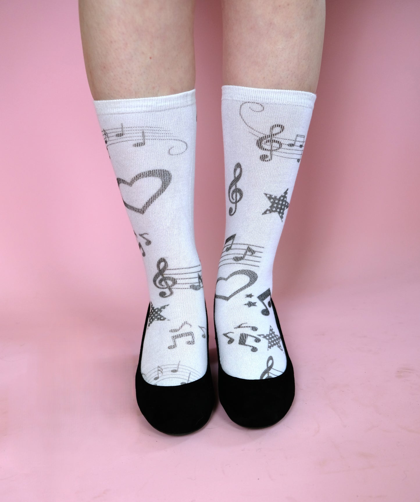 Musical short socks (one size)