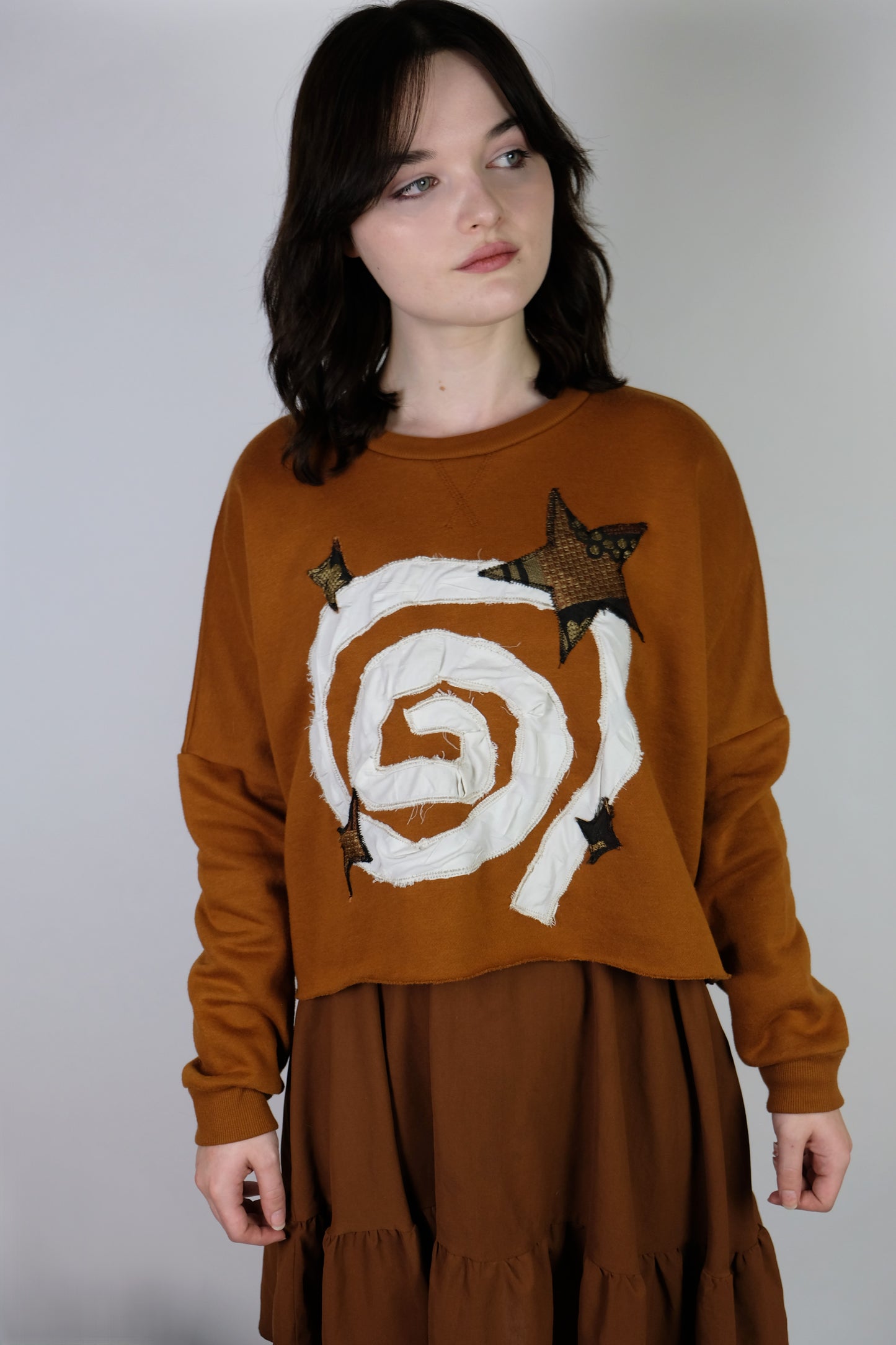 Reworked spiral jumper Large 14-16