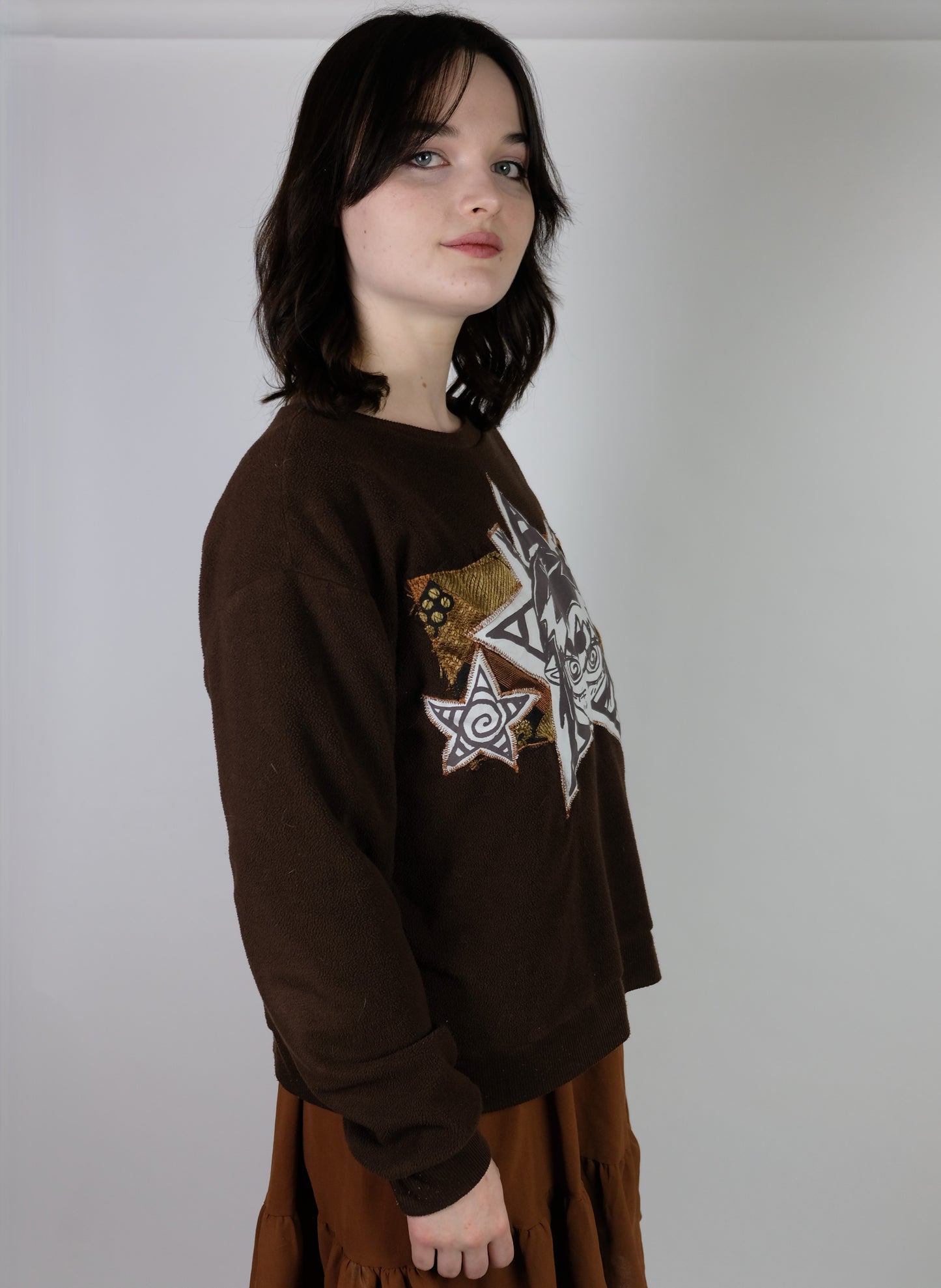 Reworked screenprint jumper- M 10-12