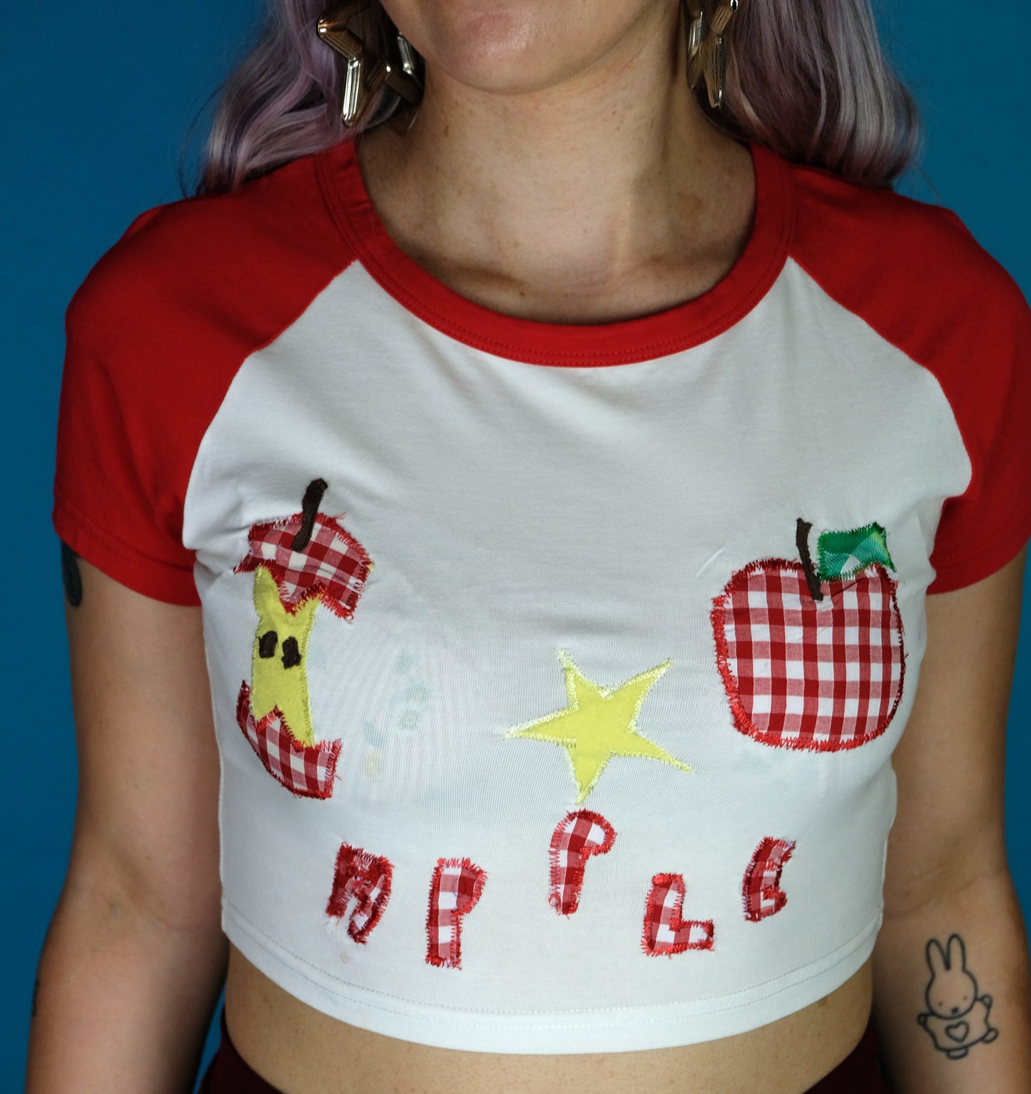 Reworked Apple tee Small 6-8