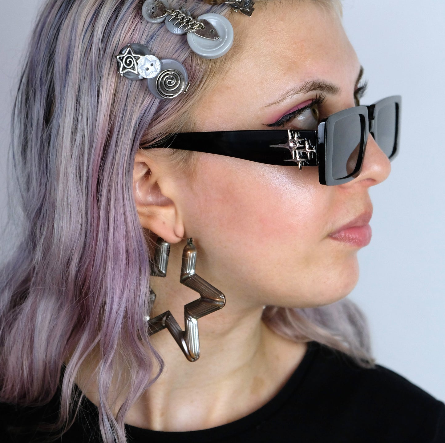 Silver charm glasses (6 designs)