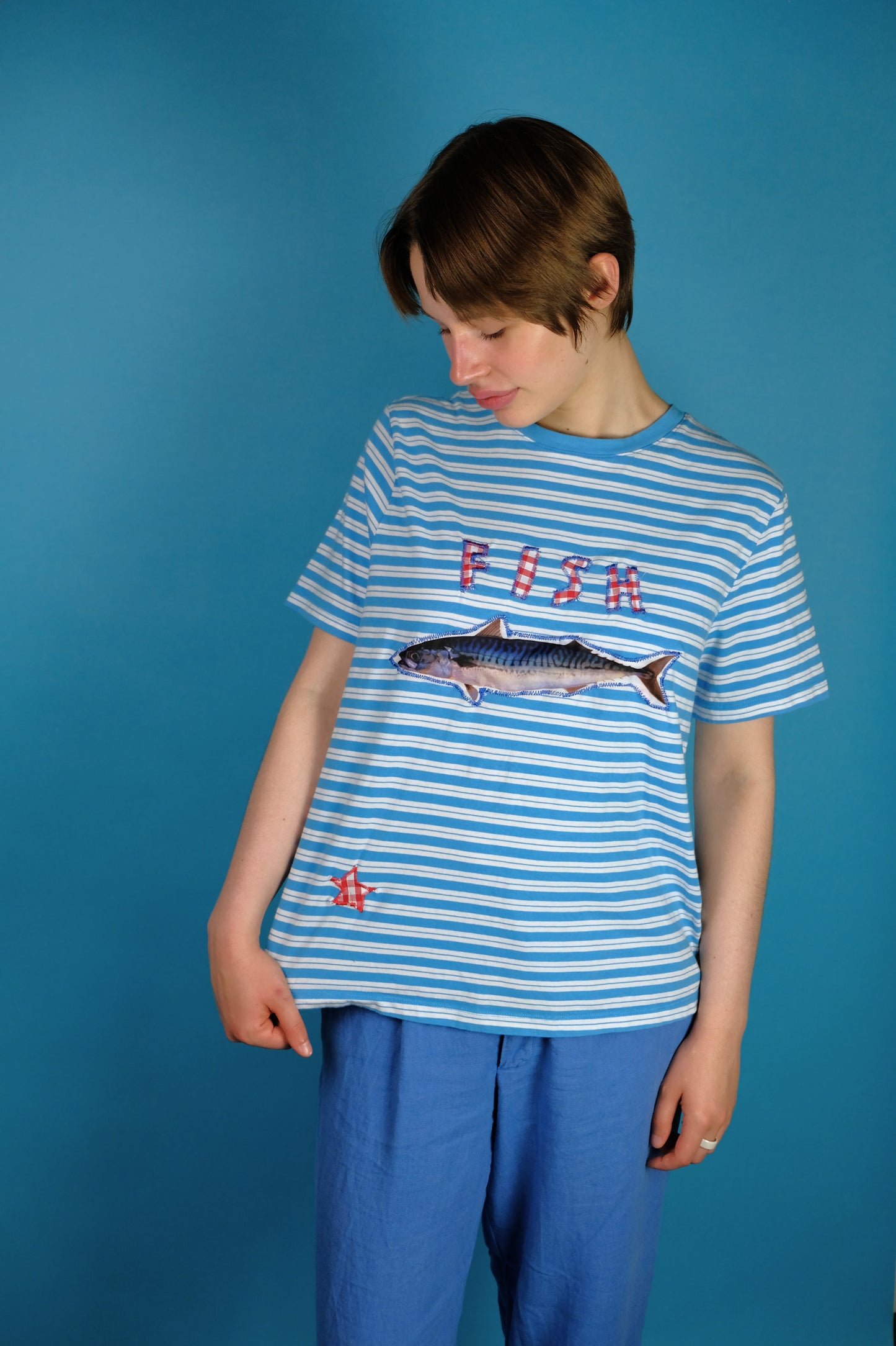 F I S H Tee- UK 14