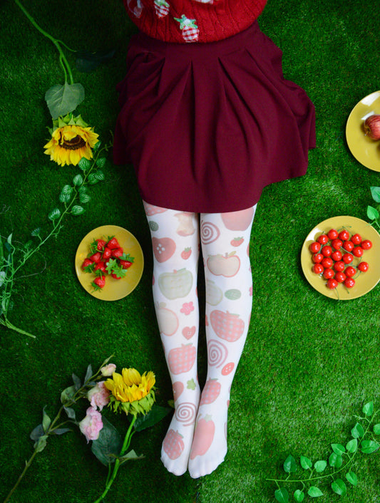 Apple star tights (S-2XL)