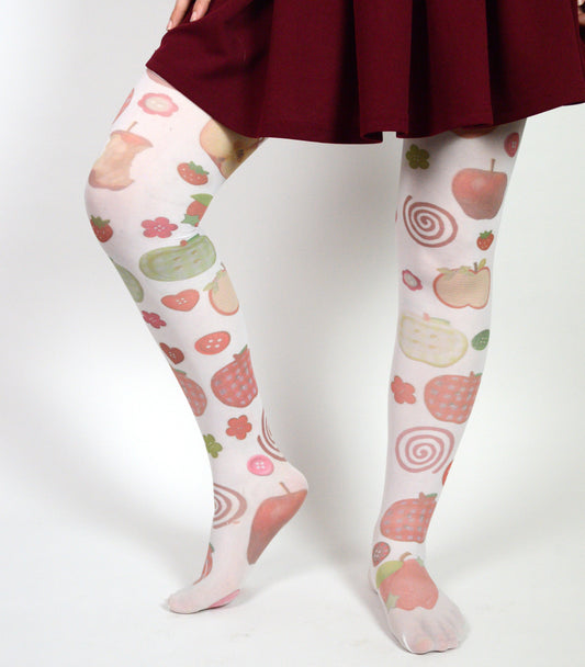 Apple star tights (S-2XL)