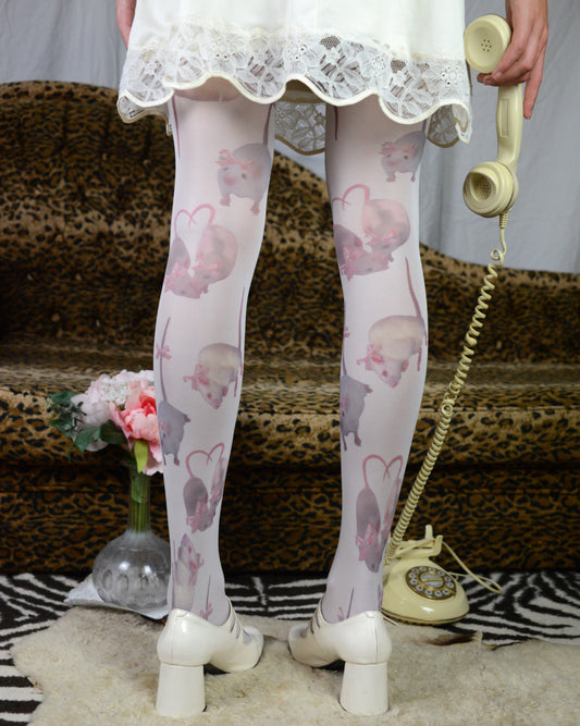 White Rats with Bows S-XXL