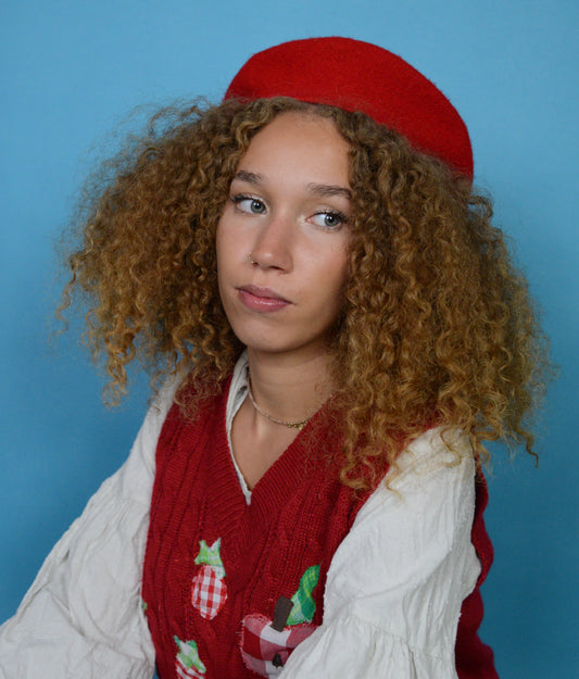 Apple Beret (one size)