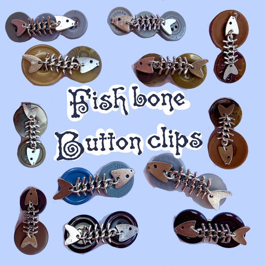 Fish Bone Hair Clips ( 6 designs)