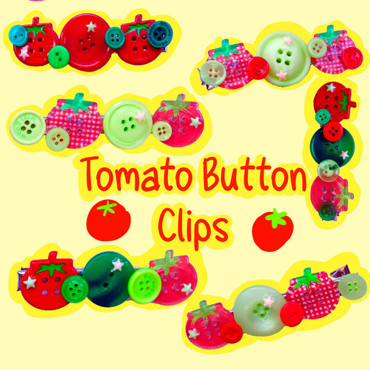 Tomato Hair Clips (6 Designs)