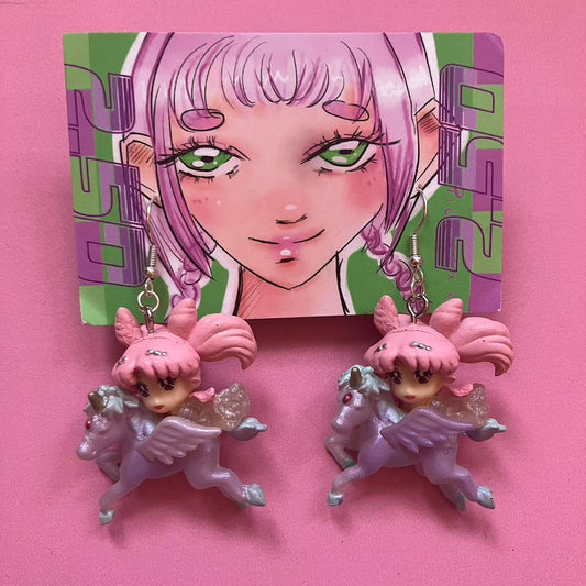 Chibi Moon Earrings