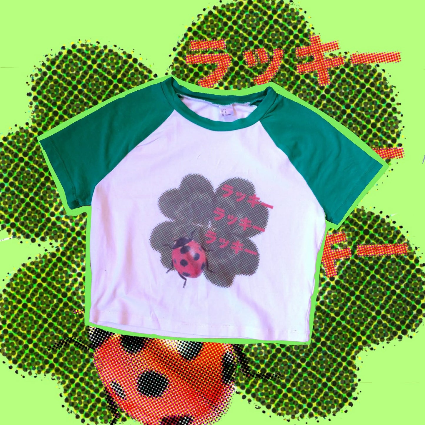 Lucky Bug tee- M(10-12)
