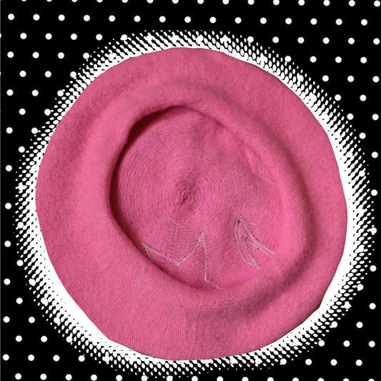Musical Note Beret pink
