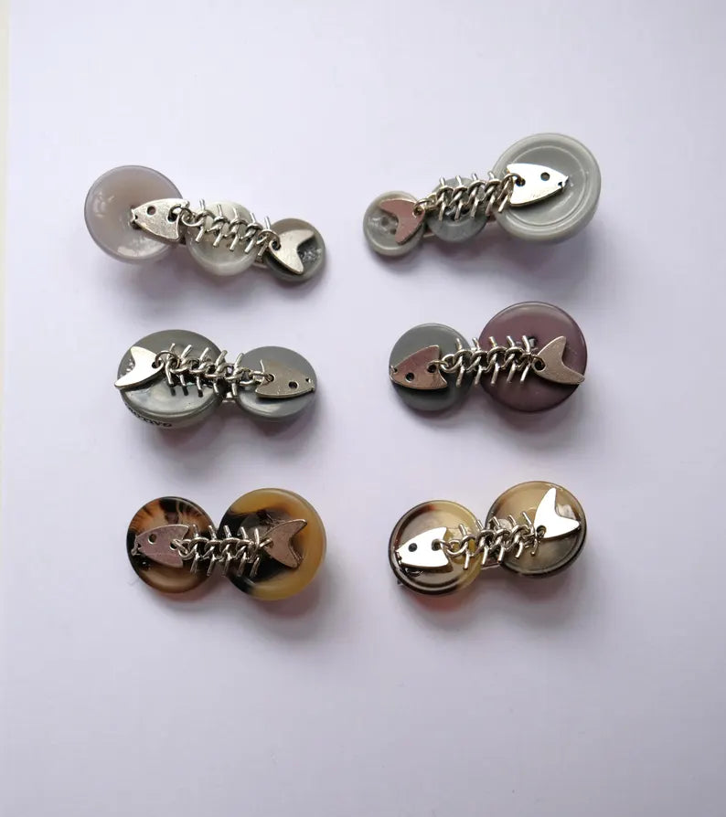 2 x Spiral Star Clips (10 designs)