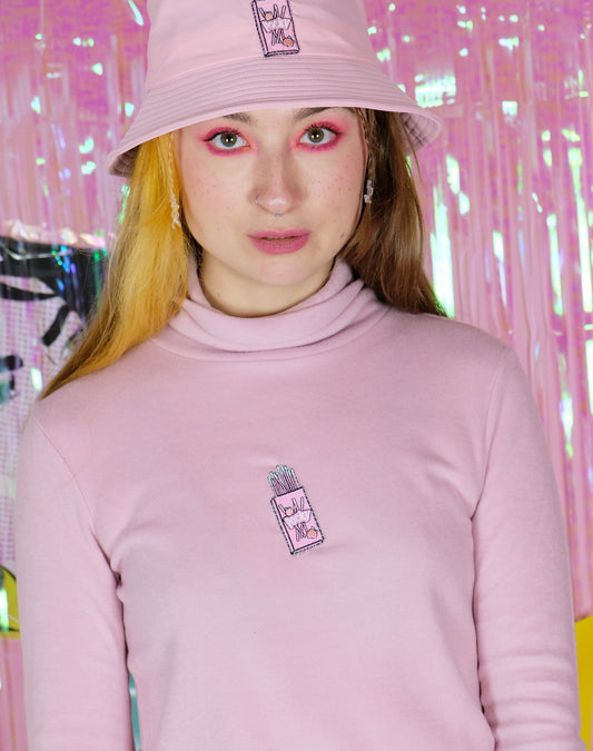 Pink P0cky Polo neck