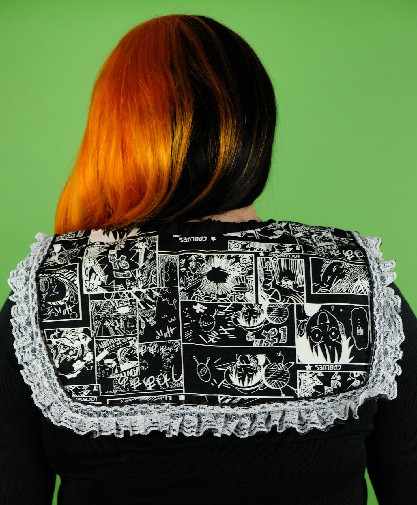 Anime print Sailor Collar