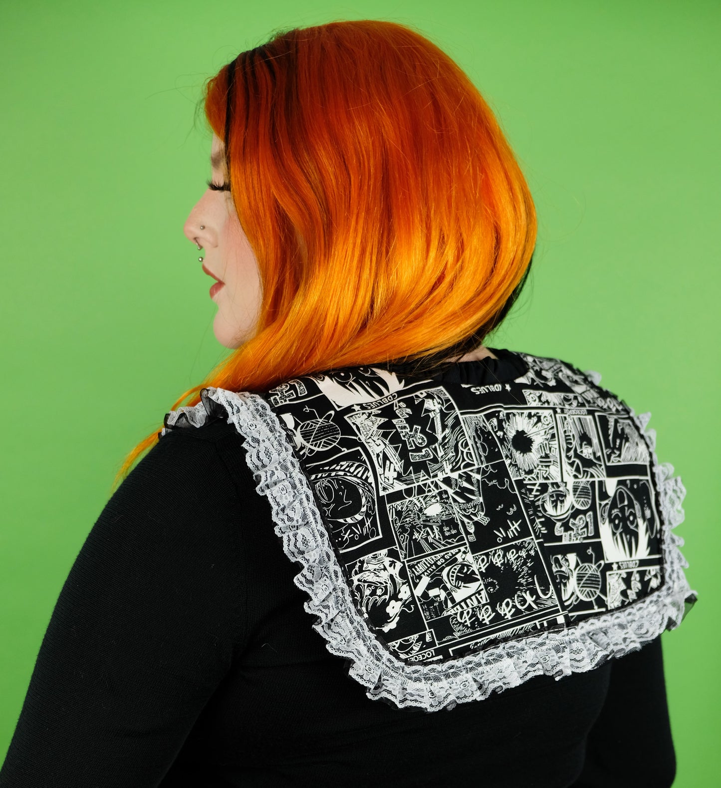 Anime print Sailor Collar