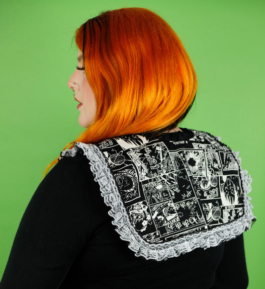 Anime print Sailor Collar