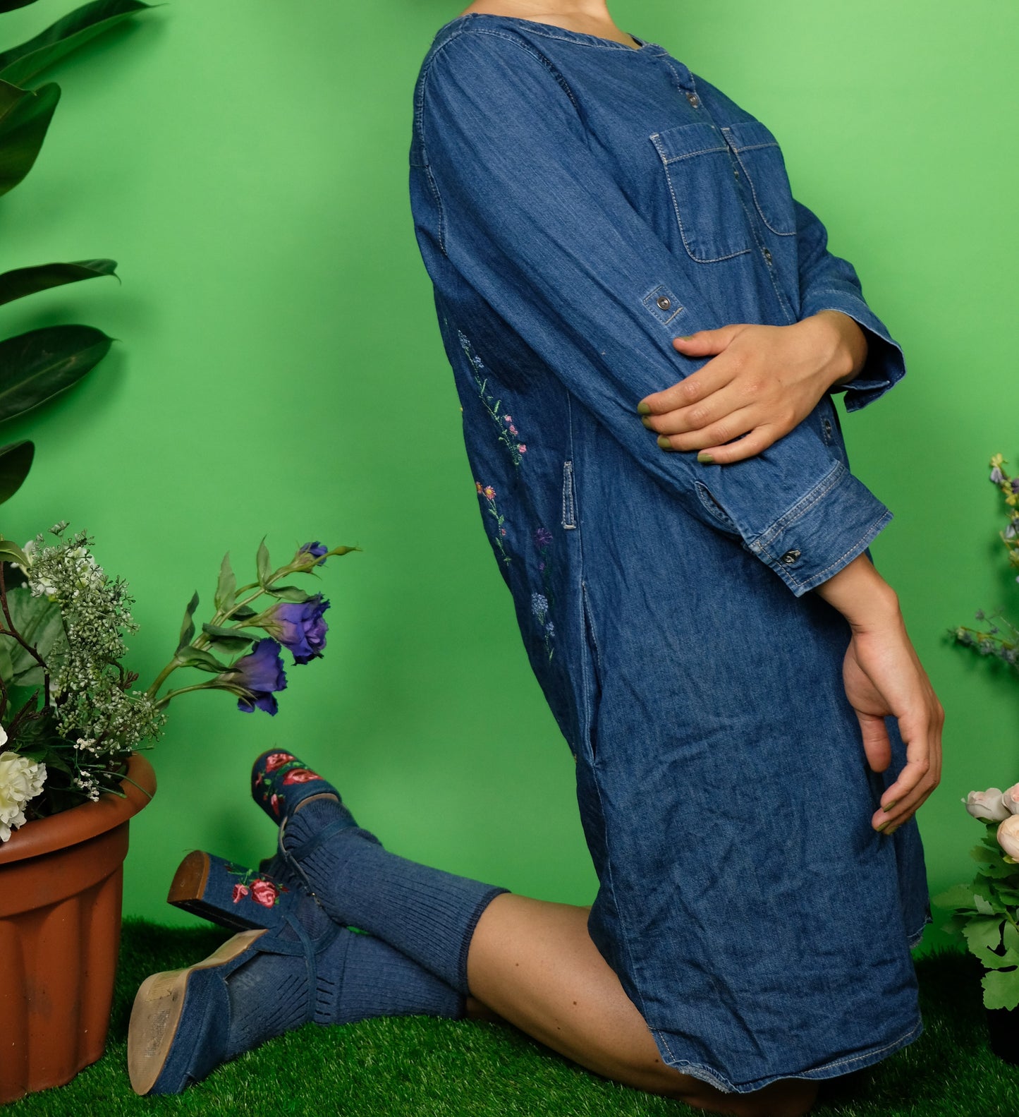 Denim Gardening club dress - 14