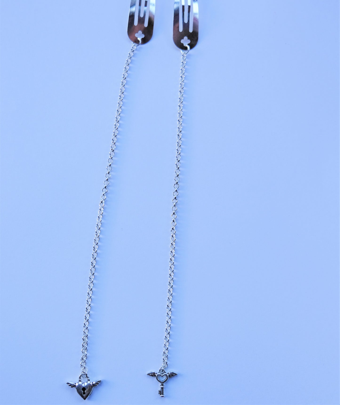 Chain hair clips
