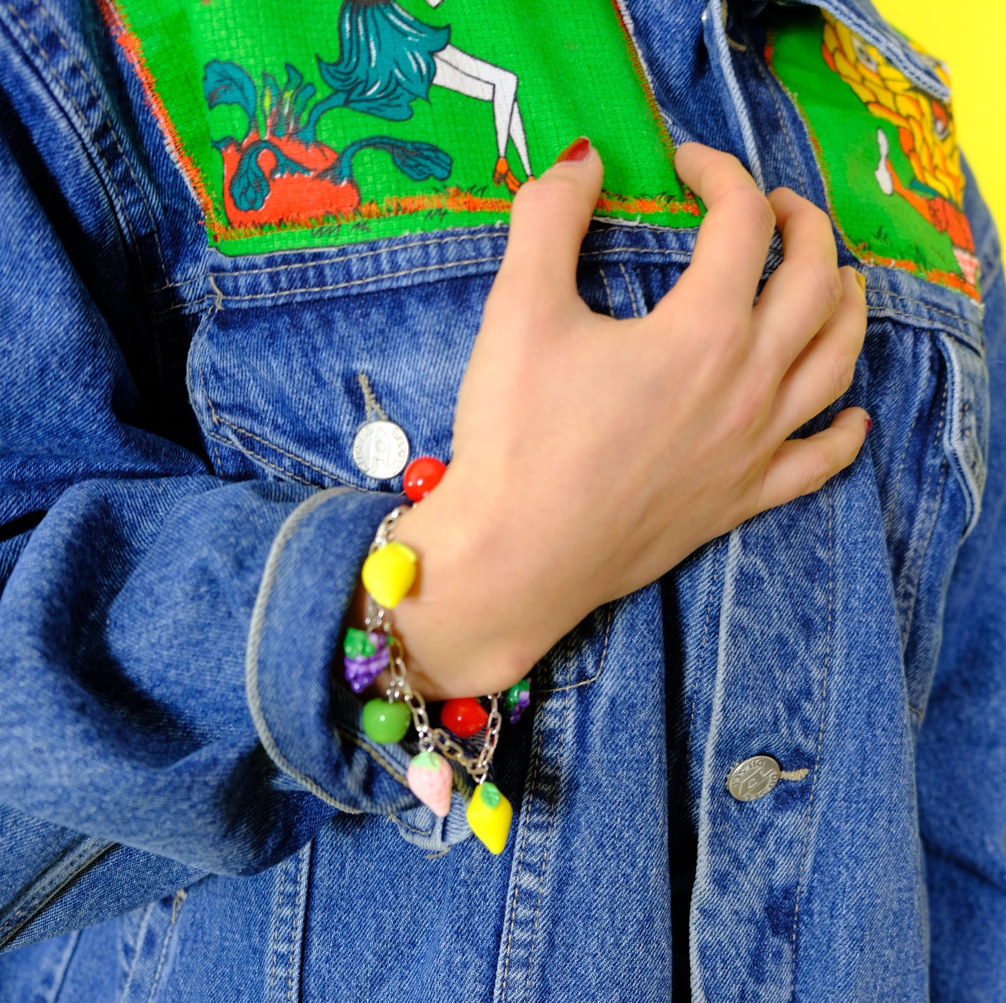 Fruit Salad charm bracelet