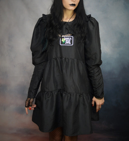 Have a bad day puff dress- 12