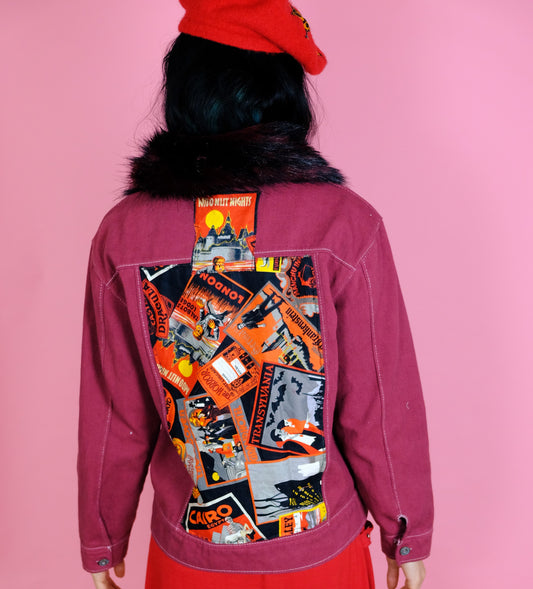 Red Reworked Jacket - S/M