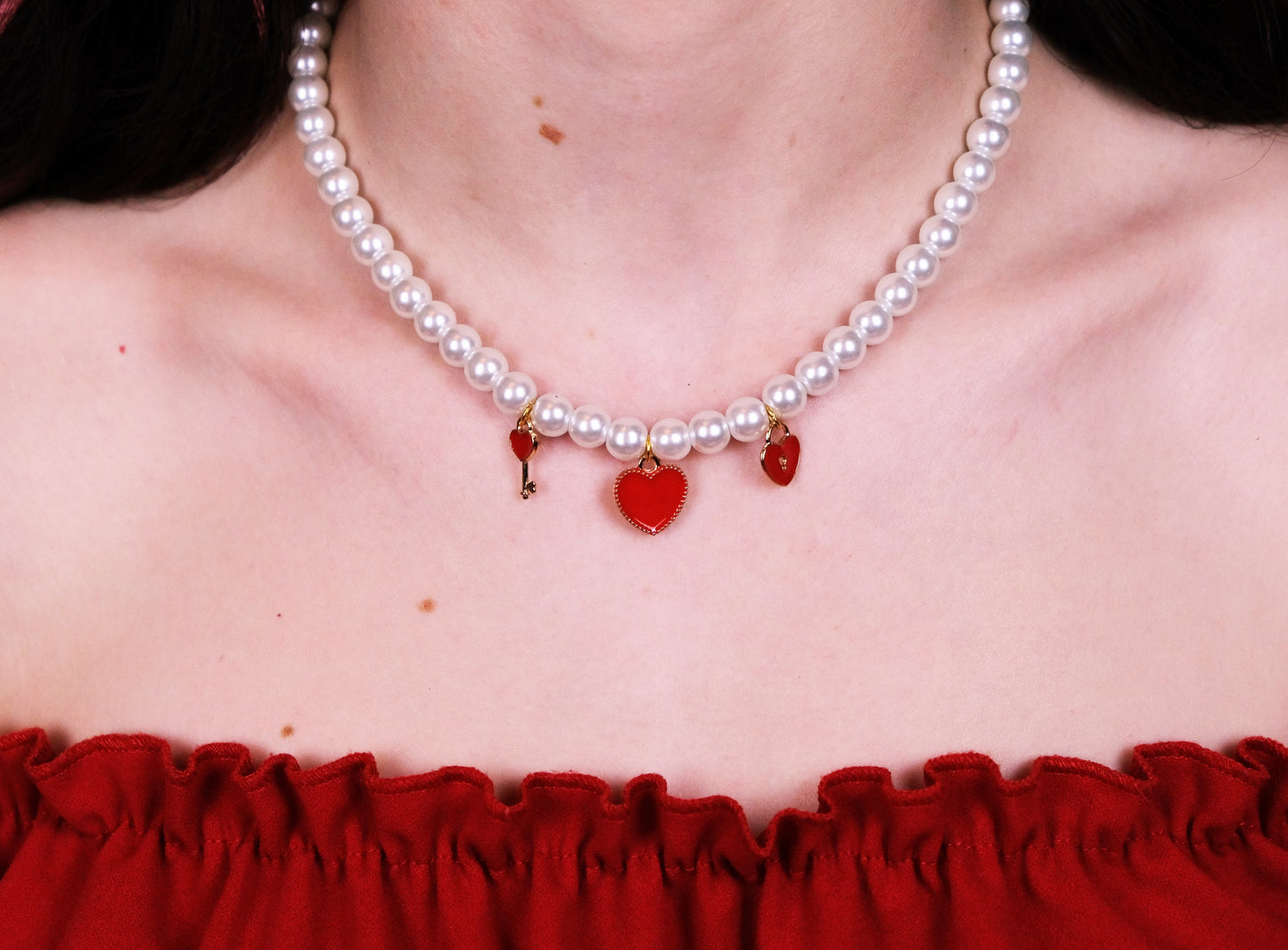 Love Lock Pearl necklace